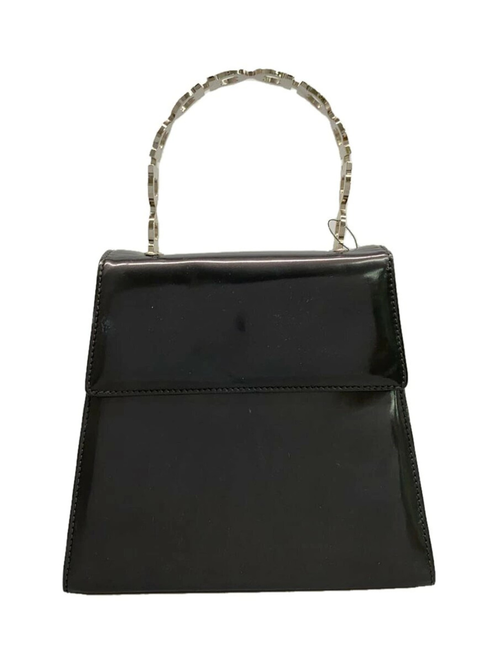 Salvatore Ferragamo Gancini Handle Shoulder Bag Black